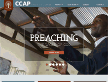 Tablet Screenshot of ccapzambia.org